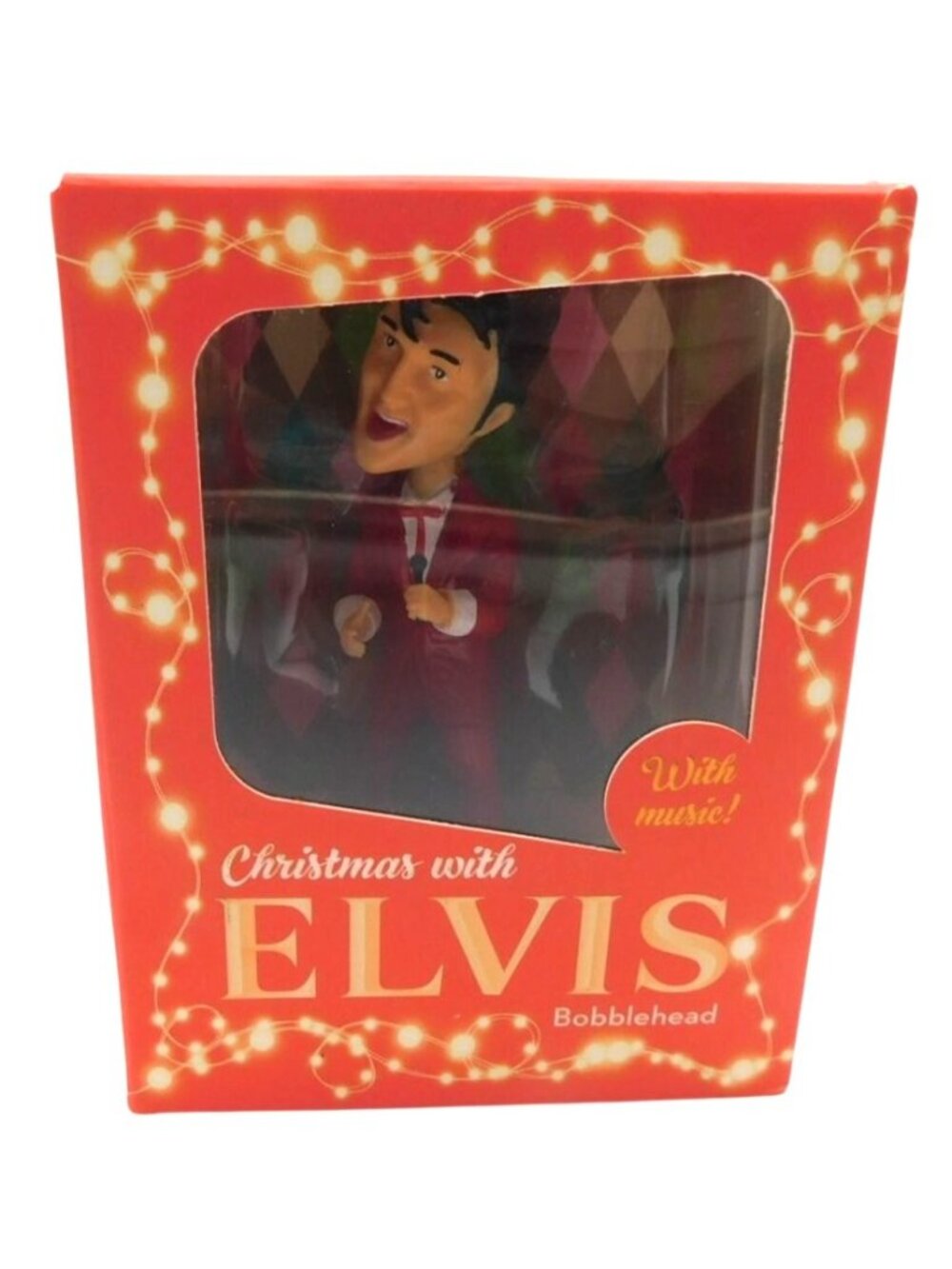 Christmas With Elvis Bobblehead Mini Book Gift Set RP Minis